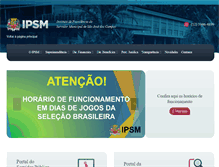 Tablet Screenshot of ipsm.com.br